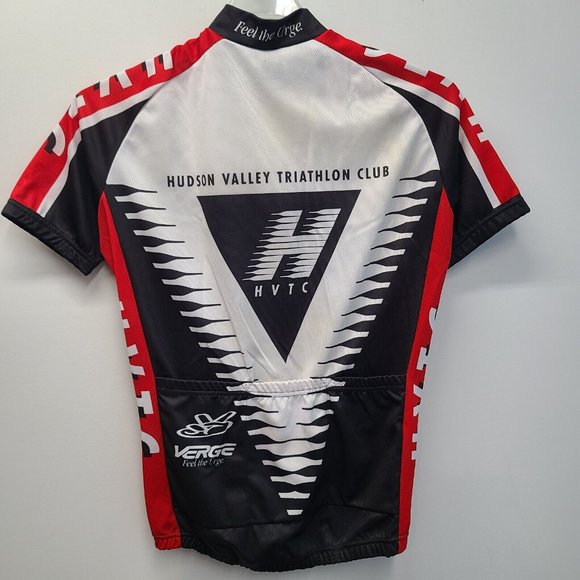 Verge Hudson Valley Triathlon Club Cycling Short Sleeve Shirt Men's M  Polyester - Picture 2 of 4